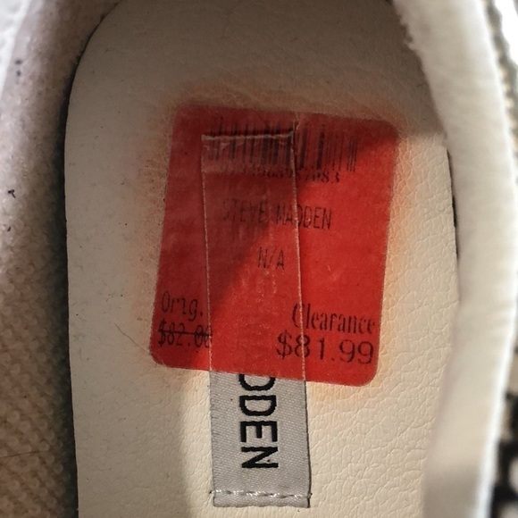 Steve Madden Pursued snake print sneakers size 10 - Picture 12 of 13